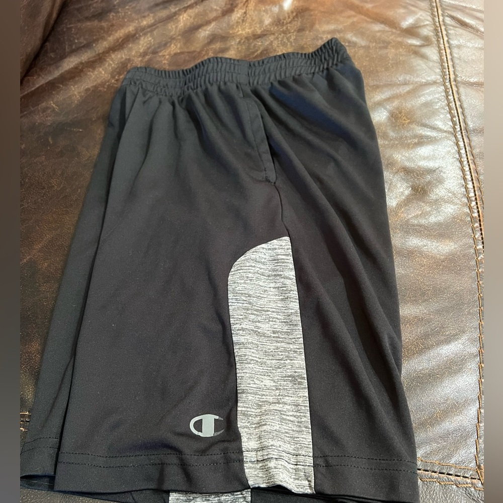 Champion Black/Grey Athletic Shorts